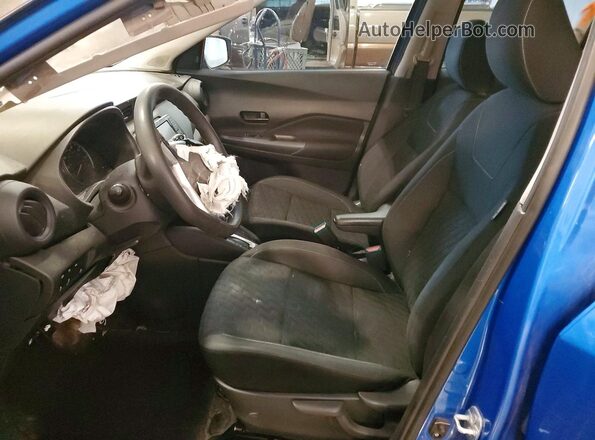 3N1CP5BV0ML545500 2021 NISSAN KICKS Blue Вид салону спереду