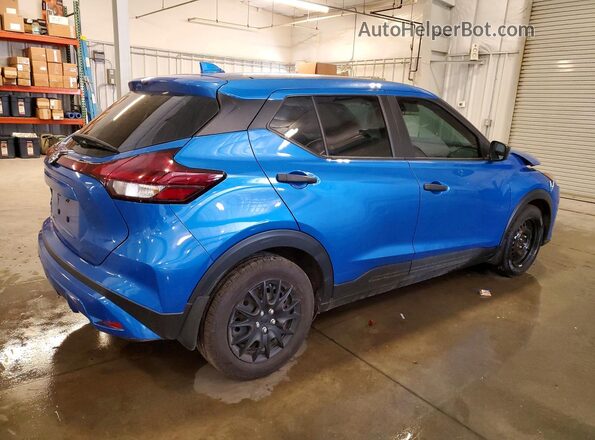 3N1CP5BV0ML545500 2021 NISSAN KICKS Blue Задня права чверть