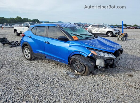 3N1CP5BV1RL533282 2024 NISSAN KICKS Blue Delantero derecho
