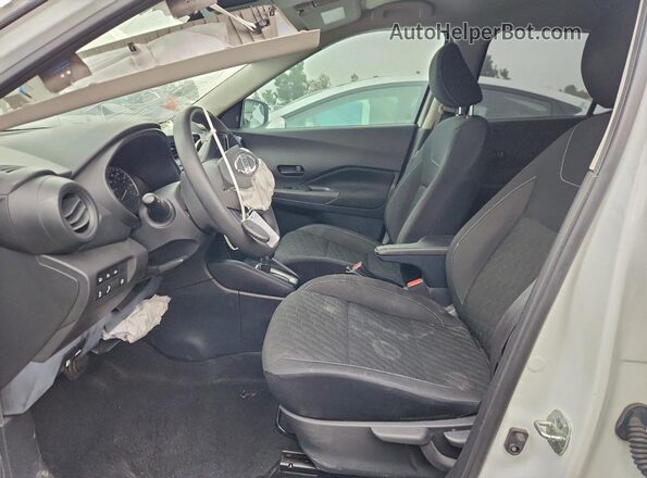 3N1CP5BV2ML520551 2021 NISSAN KICKS White Widok wnętrza z przodu