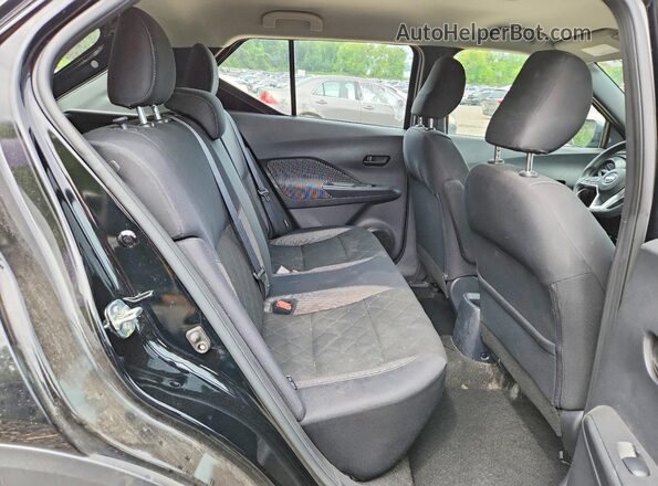 3N1CP5BV3LL504728 2020 NISSAN KICKS Black უკანა სავარძლების ხედი