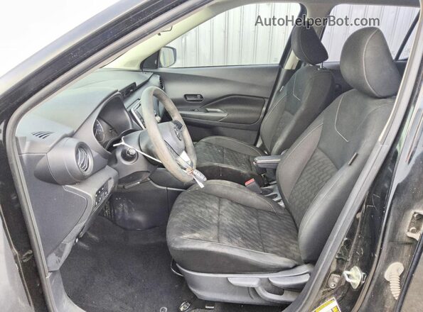 3N1CP5BV3ML516041 2021 NISSAN KICKS Black Widok wnętrza z przodu
