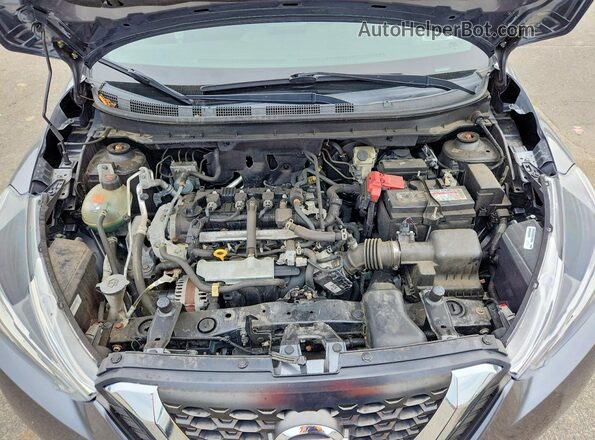 3N1CP5BV5LL580645 2020 NISSAN KICKS Gray Widok wnętrza z tyłu