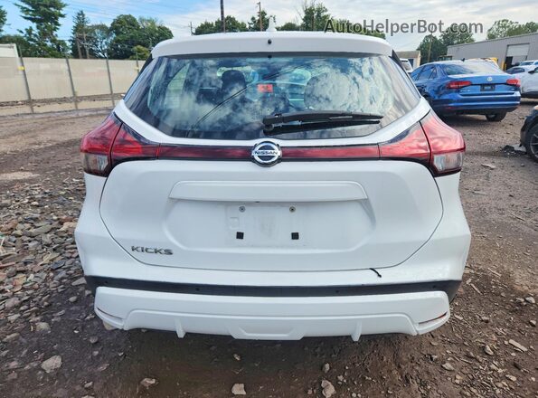 3N1CP5BV5ML518387 2021 NISSAN KICKS White Widok z tyłu