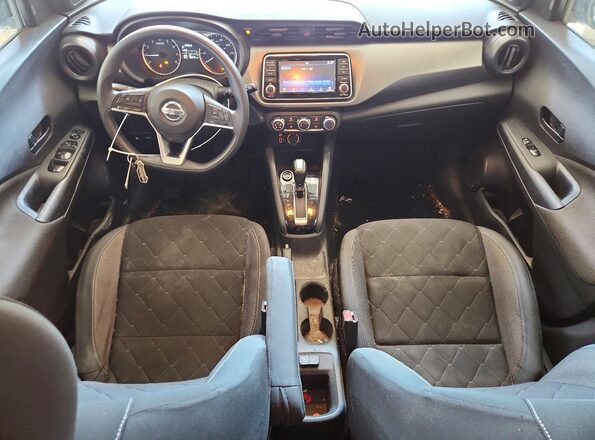 3N1CP5BV8LL528751 2020 NISSAN KICKS White Вид панелі приладів