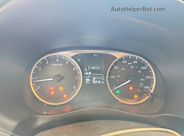 3N1CP5BV8LL528751 2020 NISSAN KICKS White Вид щитка приладів