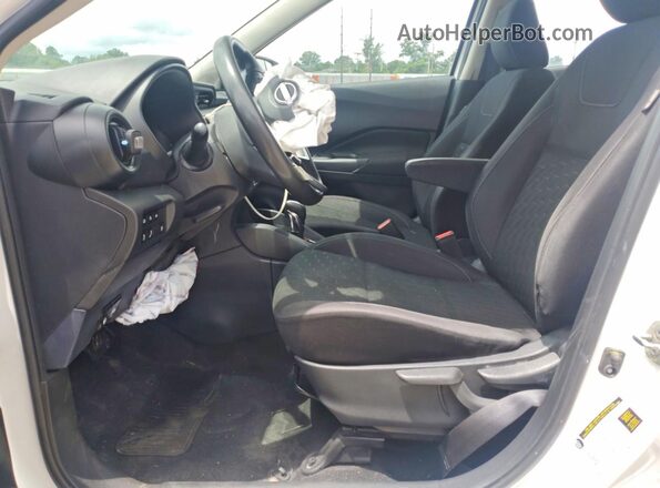 3N1CP5BV8NL526291 2022 NISSAN KICKS White Widok wnętrza z przodu