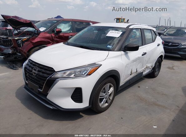 3N1CP5BV8PL564865 2023 NISSAN KICKS White Front left