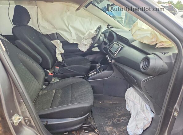 3N1CP5BV9ML540389 2021 NISSAN KICKS Gray Vista interior delantera