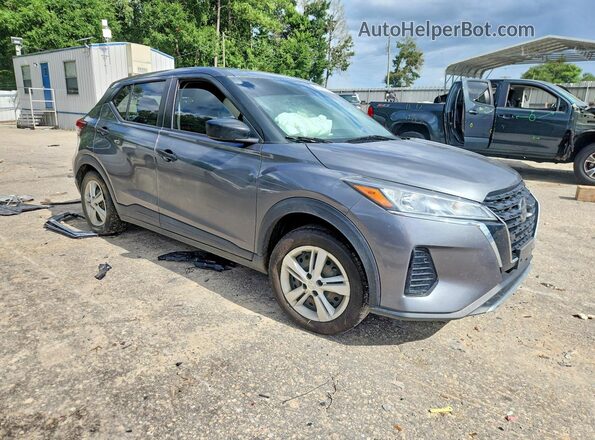 3N1CP5BV9ML540389 2021 NISSAN KICKS Gray Delantero derecho