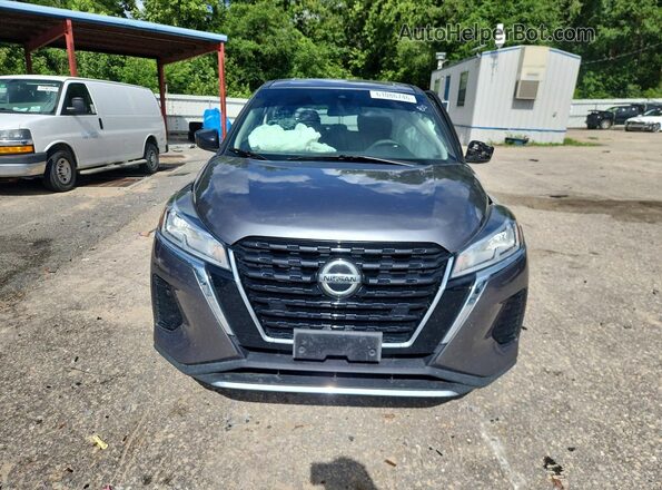 3N1CP5BV9ML540389 2021 NISSAN KICKS Gray Vista frontal