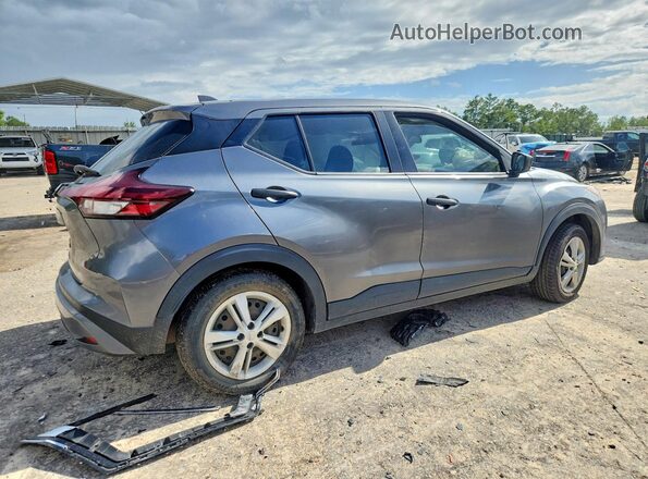 3N1CP5BV9ML540389 2021 NISSAN KICKS Gray Trasero derecho