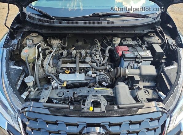 3N1CP5BV9NL496122 2022 NISSAN KICKS Black Widok wnętrza z tyłu