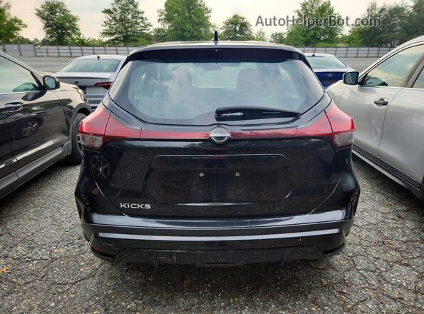 3N1CP5BV9NL496122 2022 NISSAN KICKS Black Widok z tyłu