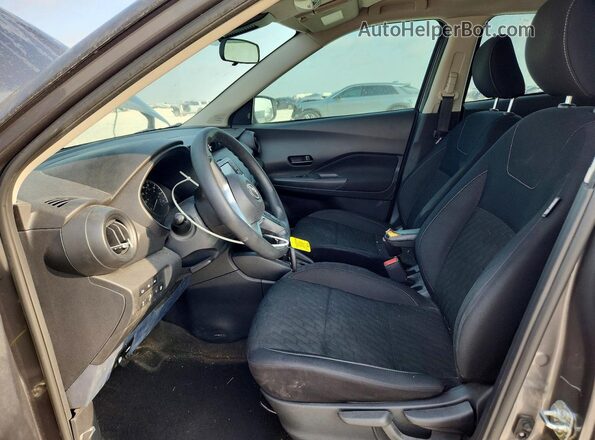 3N1CP5BV9NL529572 2022 NISSAN KICKS Gray Front interior view