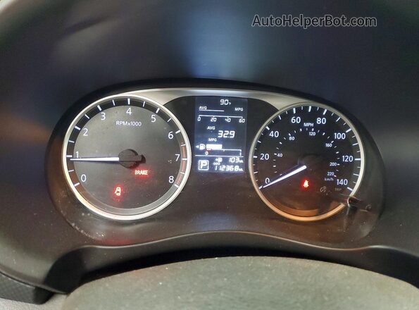 3N1CP5BVXML493096 2021 NISSAN KICKS Белый Вид щитка приборов
