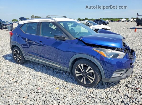 3N1CP5CU2KL474965 2019 NISSAN KICKS Blue Przód prawy