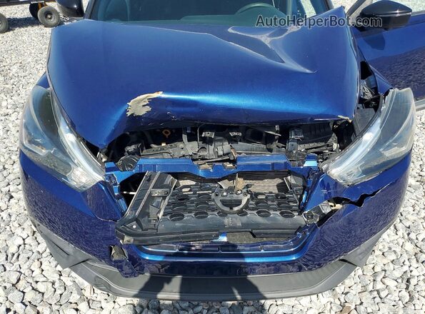 3N1CP5CU2KL474965 2019 NISSAN KICKS Blue Widok wnętrza z tyłu