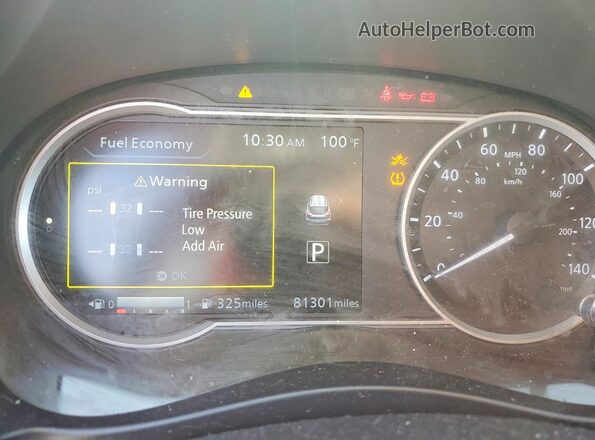 3N1CP5CU2KL474965 2019 NISSAN KICKS Blue Widok zestawu wskaźników
