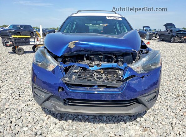 3N1CP5CU2KL474965 2019 NISSAN KICKS Blue Widok z przodu