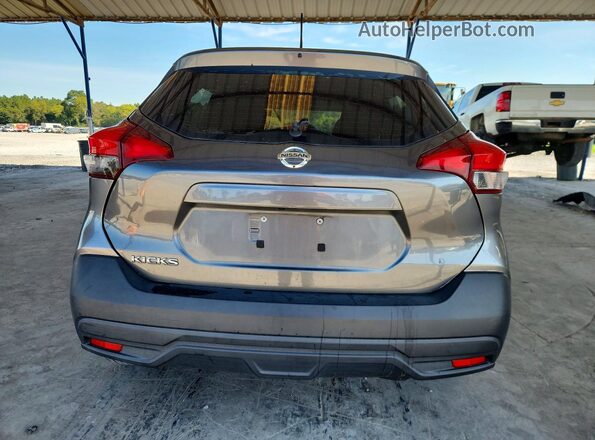 3N1CP5CU3JL546321 2018 NISSAN KICKS Серый Вид сзади