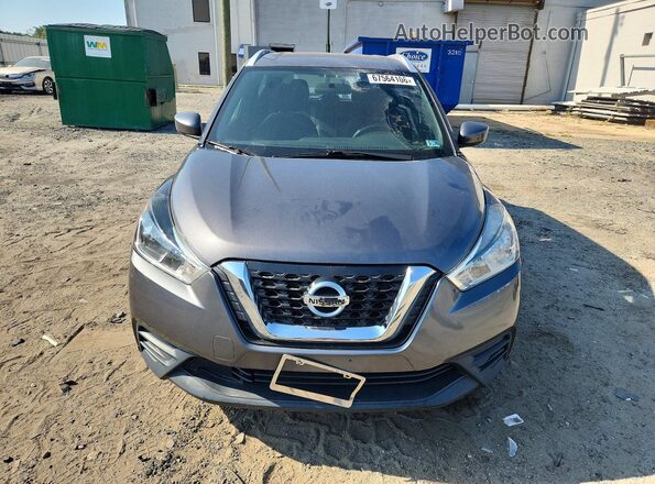 3N1CP5CU3KL482539 2019 NISSAN KICKS Gray Front view