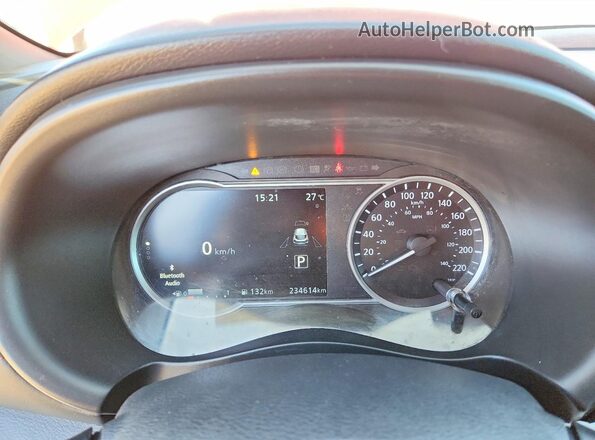 3N1CP5CU3KL560480 2019 NISSAN KICKS Red Widok zestawu wskaźników