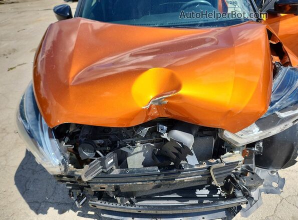 3N1CP5CU5KL524872 2019 NISSAN KICKS Оранжевый Вид подкапотного пространства