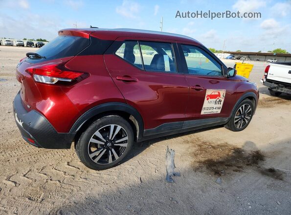3N1CP5CV0LL506757 2020 NISSAN KICKS Maroon Trasero derecho