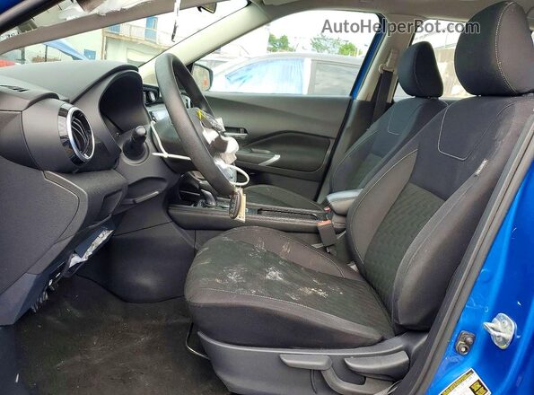 3N1CP5CV0NL478638 2022 NISSAN KICKS Blue Vista interior delantera