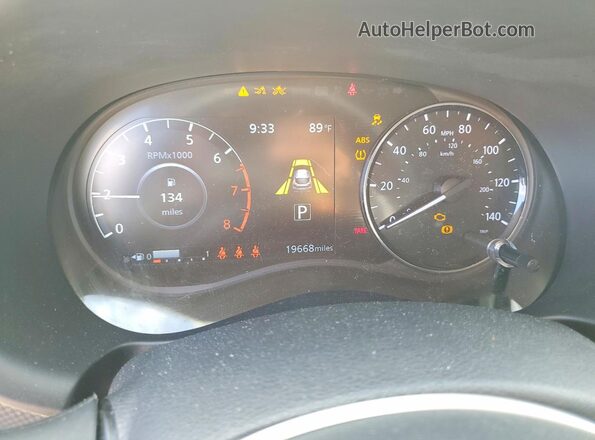3N1CP5CV1RL552686 2024 NISSAN KICKS Gray Vista del cuadro de instrumentos