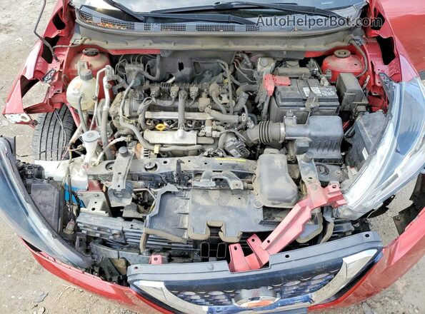 3N1CP5CV2LL531370 2020 NISSAN KICKS Red Engine compartment view