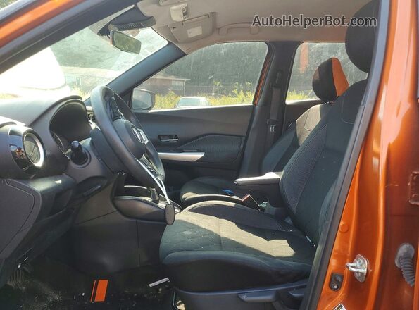 3N1CP5CV5LL479099 2020 NISSAN KICKS Orange Front interior view