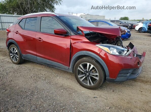 3N1CP5CV5LL527538 2020 NISSAN KICKS Maroon Delantero derecho