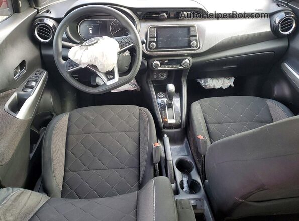 3N1CP5CV5LL527538 2020 NISSAN KICKS Maroon Vista del salpicadero