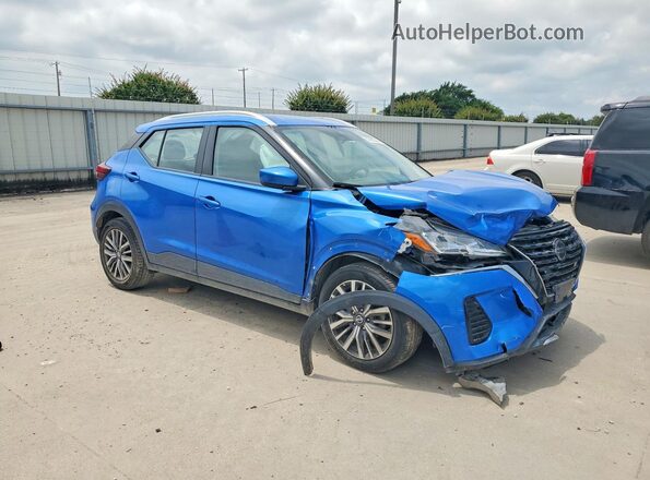 3N1CP5CV5ML493232 2021 NISSAN KICKS Blue წინა მარჯვენა