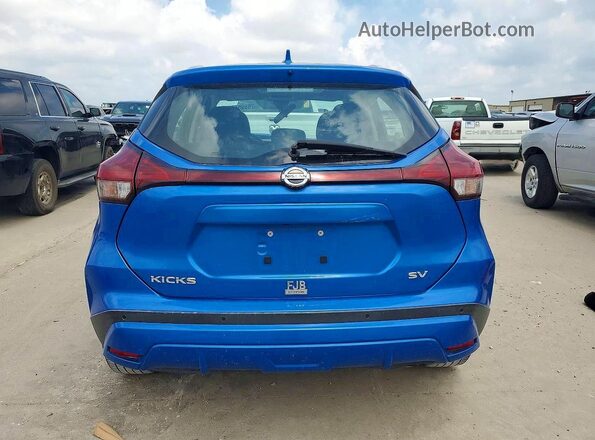 3N1CP5CV5ML493232 2021 NISSAN KICKS Blue უკანა ხედი