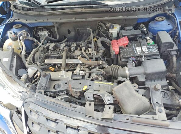 3N1CP5CV5ML493232 2021 NISSAN KICKS Blue ძრავის განყოფილების ხედი