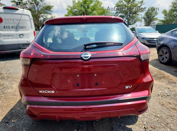 3N1CP5CVXRL558180 2024 NISSAN KICKS Red Widok z tyłu