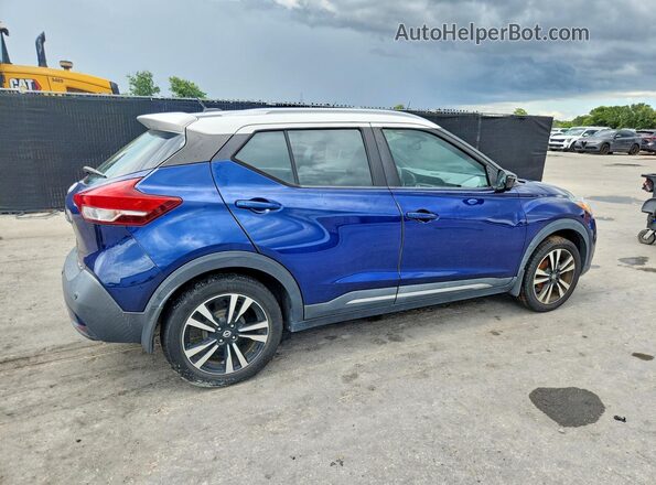 3N1CP5DV1LL498411 2020 NISSAN KICKS Синий Задняя правая четверть