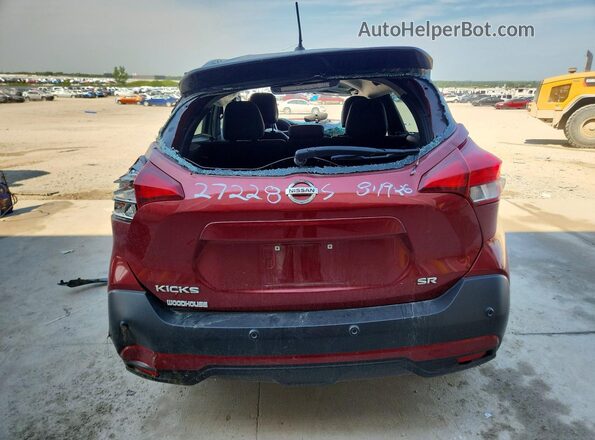 3N1CP5DV2LL562813 2020 NISSAN KICKS Red Widok z tyłu