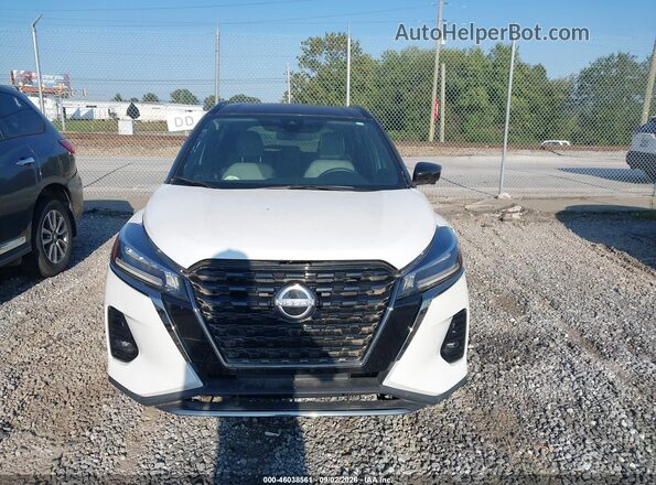 3N1CP5DV4PL520505 2023 NISSAN KICKS White Widok zestawu wskaźników