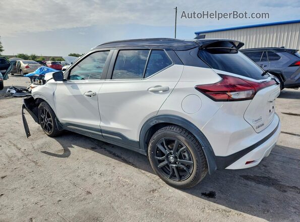 3N1CP5DV5ML525045 2021 NISSAN KICKS Белый Задняя левая четверть