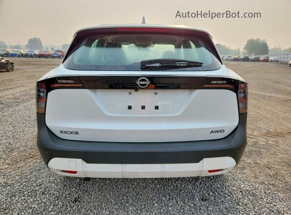 3N8AP6BB1SL361278 2025 NISSAN KICKS White Vista trasera