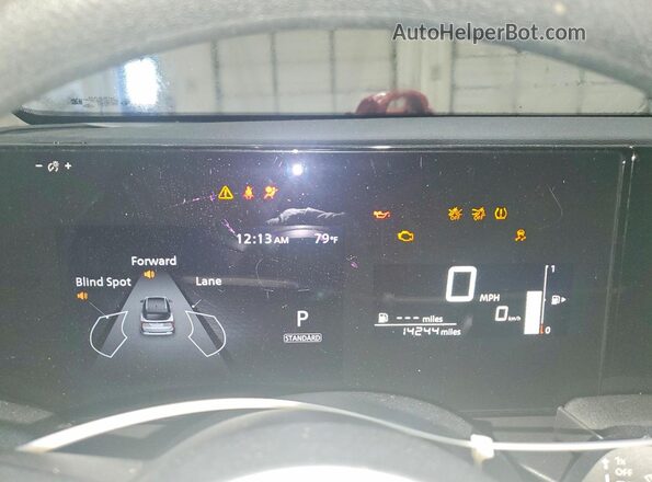 3N8AP6CA1SL377728 2025 NISSAN KICKS White Vista del cuadro de instrumentos