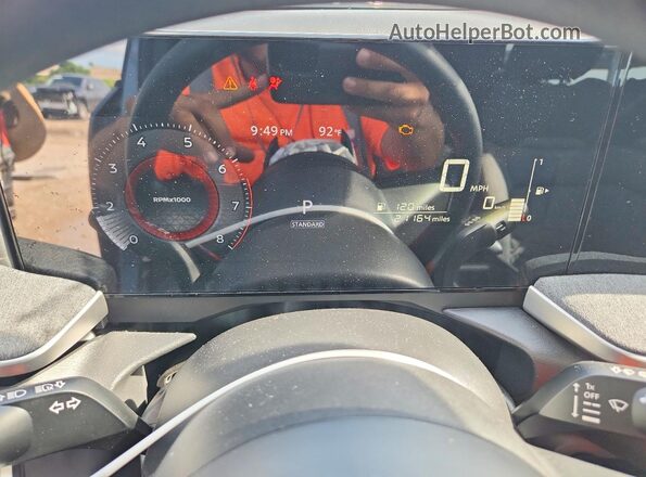 3N8AP6CA3SL343564 2025 NISSAN KICKS Gray Vista del cuadro de instrumentos