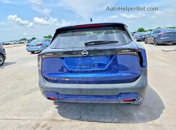 3N8AP6CA5SL313501 2025 NISSAN KICKS Blue Widok z tyłu