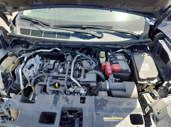 3N8AP6CA5SL313501 2025 NISSAN KICKS Blue Widok komory silnika