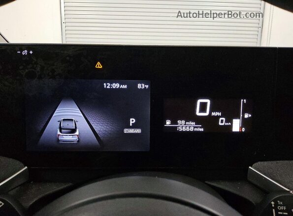 3N8AP6CA6SL428639 2025 NISSAN KICKS Black Вид щитка приладів