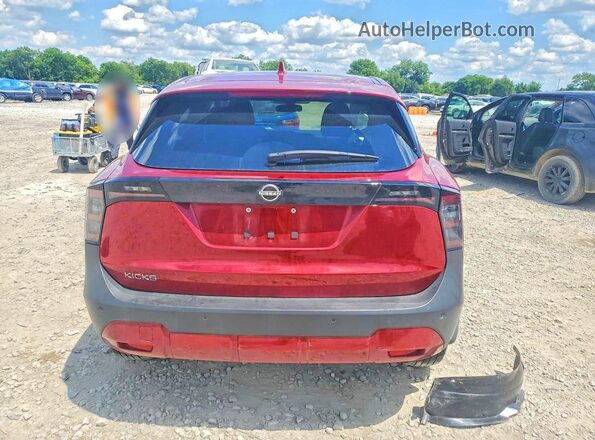 3N8AP6CA9SL443040 2025 NISSAN KICKS Red Vista trasera
